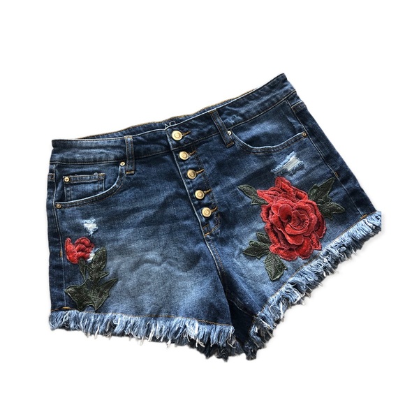 No Boundaries Pants - NOBO High Rise Jean Shorts | Size 13